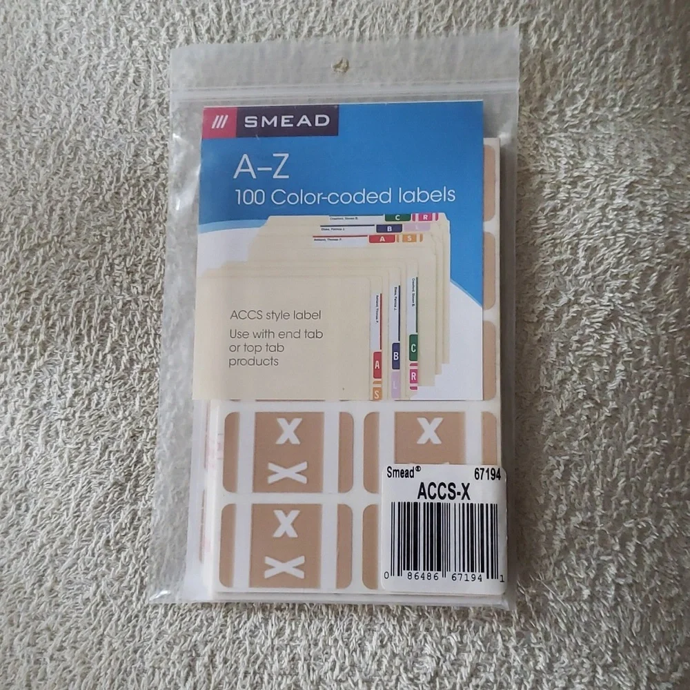 New Smead Color Labels 